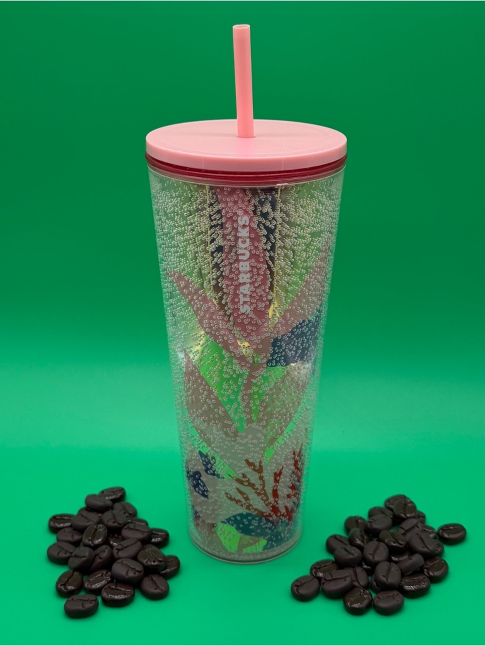 Starbucks Summer 2021 Coral Reef Venti Cup